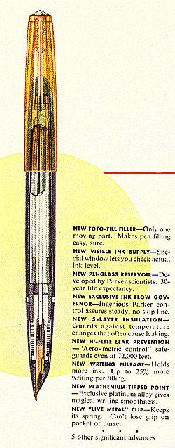 1947 Parker 51 Vacumatic Demonstrator Fountain Pen Restored -  UK